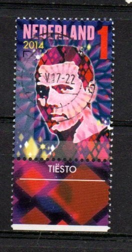 ‹(•¿•)› nl # m0262 dj ondertab, Verzenden, Na 1940, Gestempeld