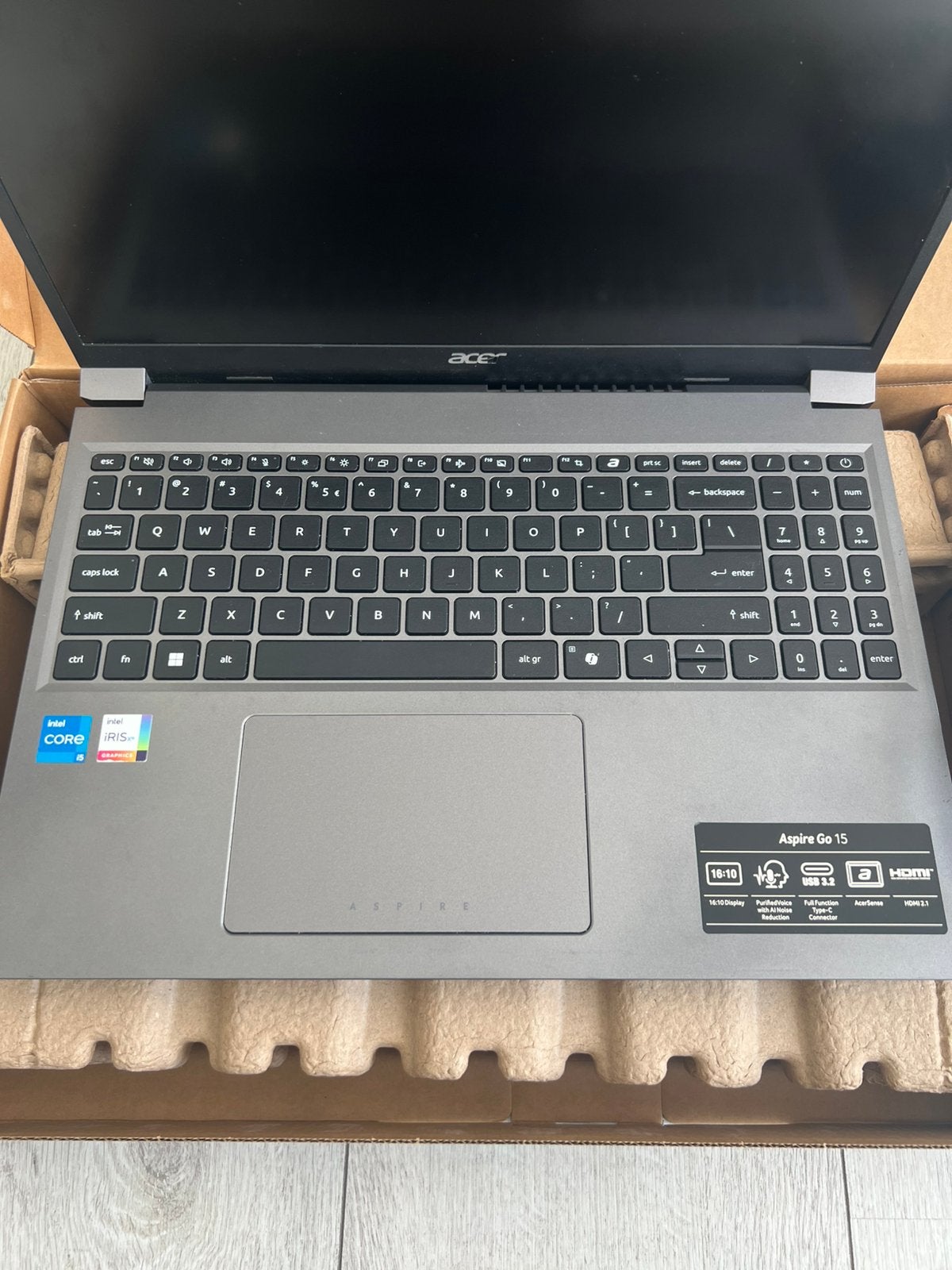 Acer Aspire Go 15 i5 (13e gen) / 16GB RAM / 512GB SSD  Nieuw, Ophalen of Verzenden, Zo goed als nieuw