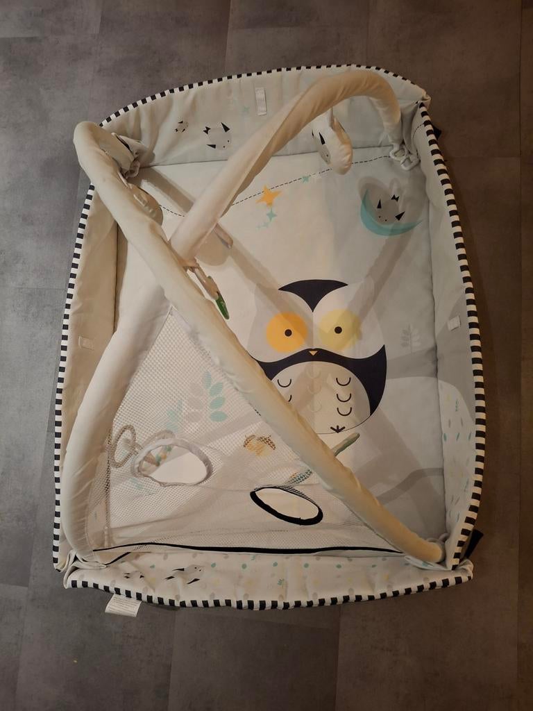 Baby speelkleed met uil design en speelbogen, Kinderen en Baby's, Ophalen of Verzenden, Gebruikt, Speelkleed