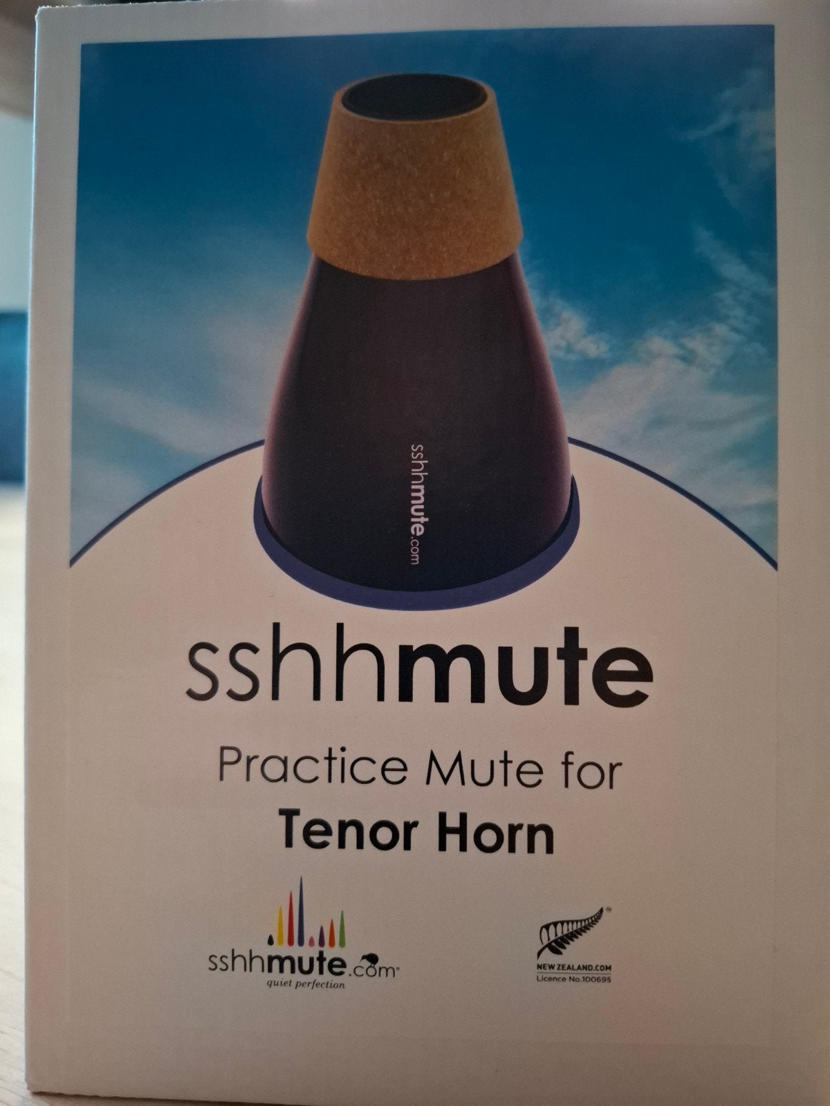 Sshhmute oefendemper voor tenorhoorn - Zo goed als nieuw, Ophalen of Verzenden, Zo goed als nieuw, Koperblazer