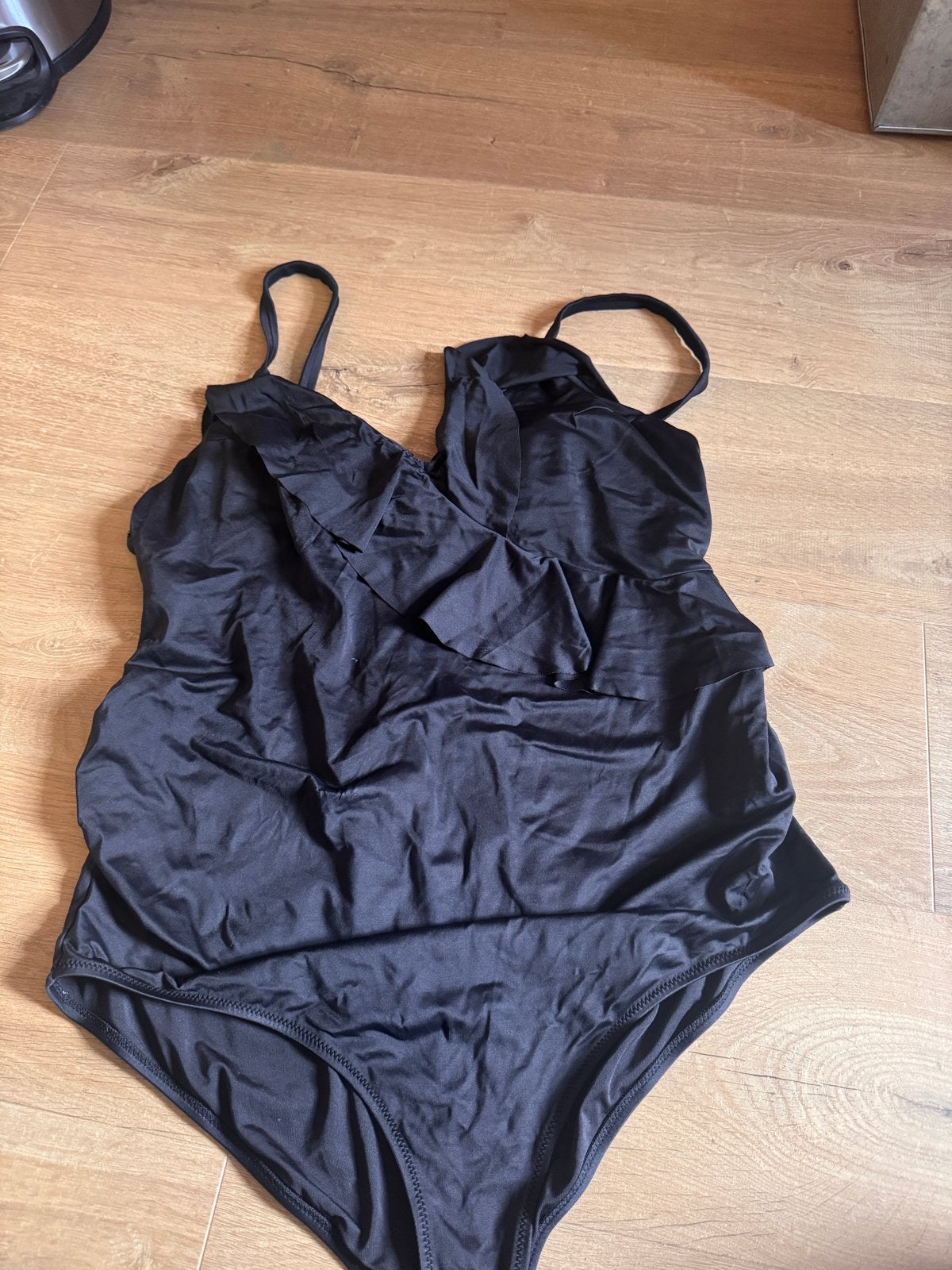 H&M zwangerschapsbadpak - Zwart Badpak Maat L, Ophalen of Verzenden, Gedragen, Zwart, Badpak