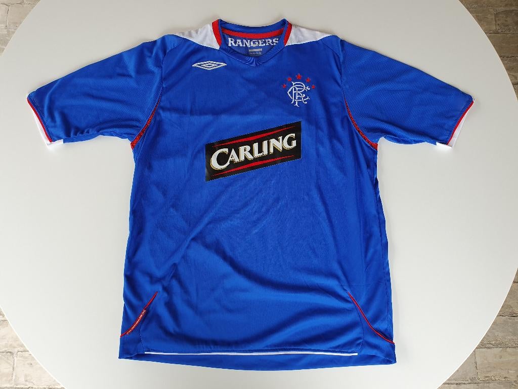 Voetbalshirt Glasgow Rangers 2006-2007 Home shirt (Umbro, L), Ophalen of Verzenden, Gebruikt, Buitenlandse clubs, Shirt