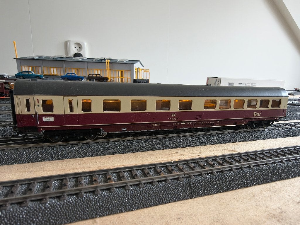 Märklin 42972 Intercity Zuidwind barrijtuig met verlichting, Wisselstroom, Gebruikt, Wagon, Ophalen of Verzenden
