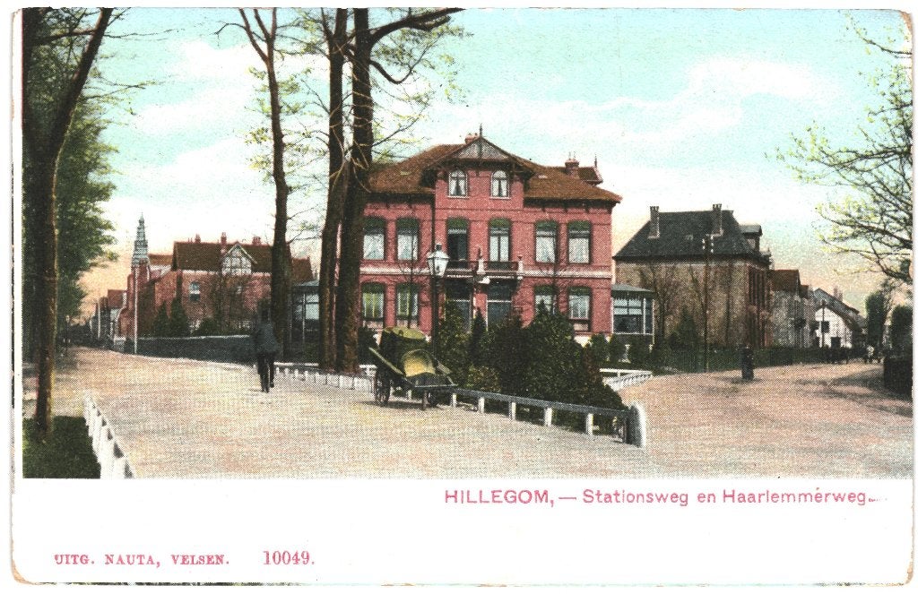 43917 Hillegom ZH Stationsweg en Haarlemmerweg Onbeschreven