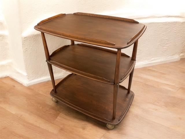 Ercol 458 serveerwagen plantentafel drankwagen trolley # 195, Ophalen