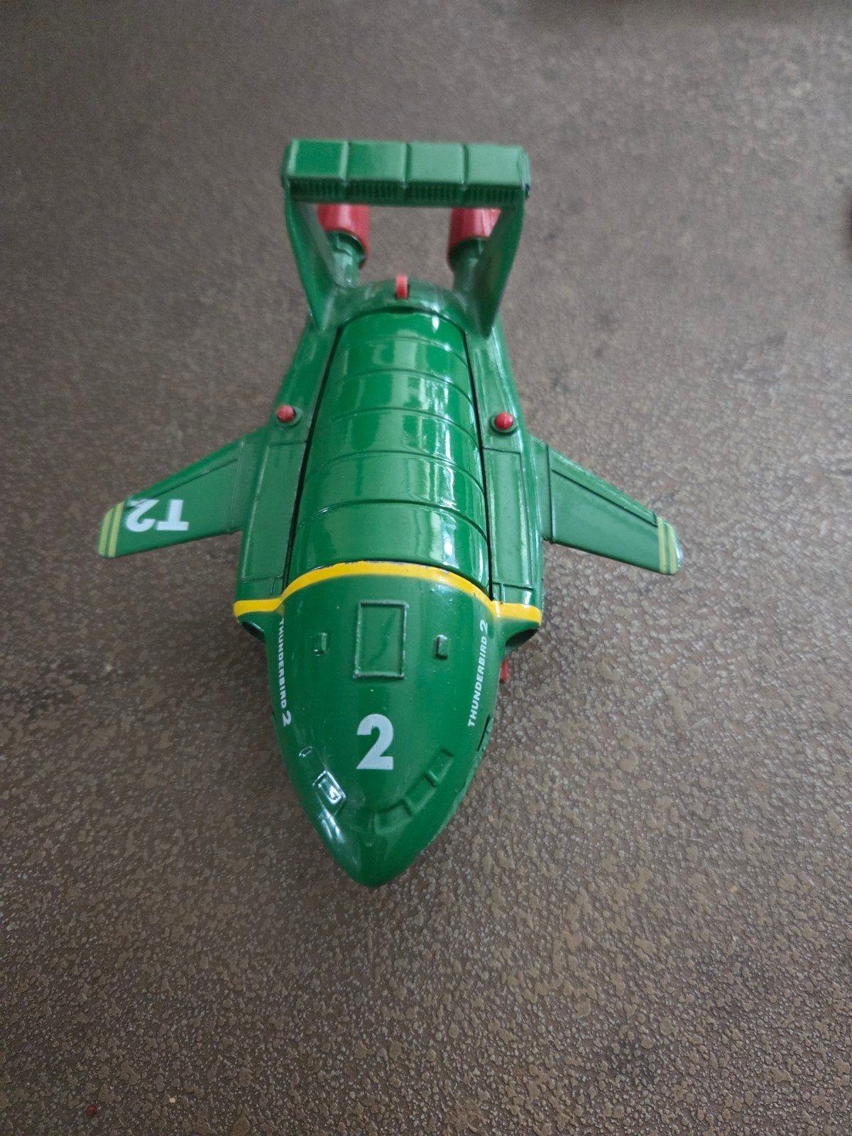 Thunderbird 2 met Thunderbird 4 speelgoedvoertuig, Verzamelen, Speelgoed, Ophalen of Verzenden, Gebruikt