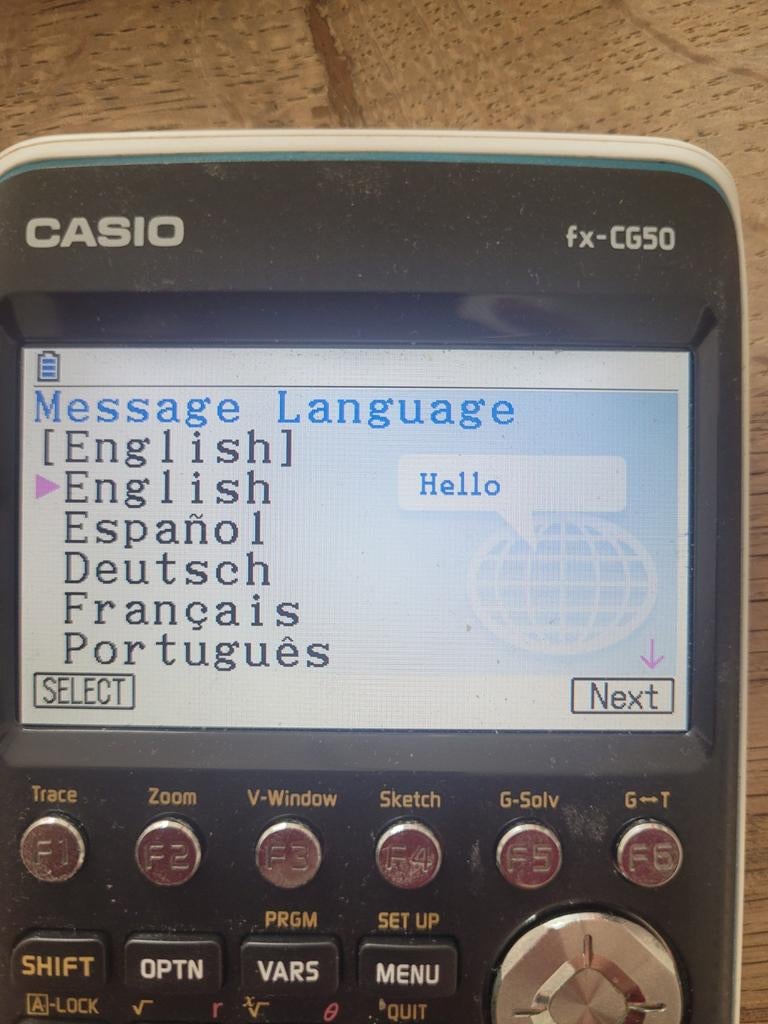 Casio fx CG50, Ophalen of Verzenden, Grafische rekenmachine, Gebruikt