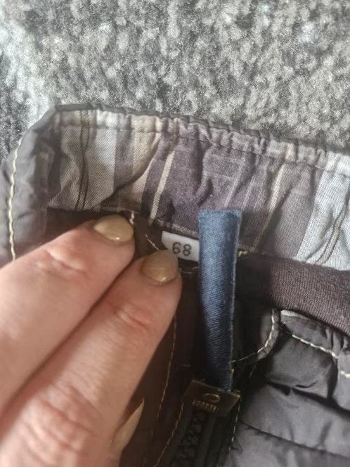 Bruin bodywarmer Maat 68 h3, Kinderen en Baby's, Babykleding | Maat 68, Zeeman, Jongetje of Meisje, Onbekend, Ophalen of Verzenden