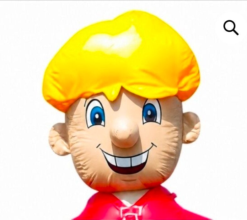 stropdasschietspel opblaasbaar spel voetbal, Ophalen of Verzenden