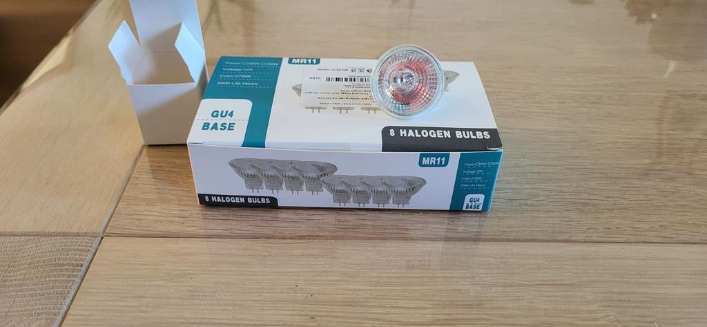 Halogeen lampjes GU4 base MR11, Ophalen of Verzenden, Nieuw