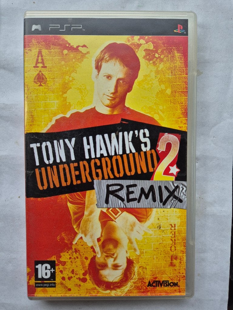 TONY HAWK UNDERGROUND 2 remix, Spelcomputers en Games, Games | Sony PlayStation Portable, Gebruikt, 1 speler, Racen en Vliegen