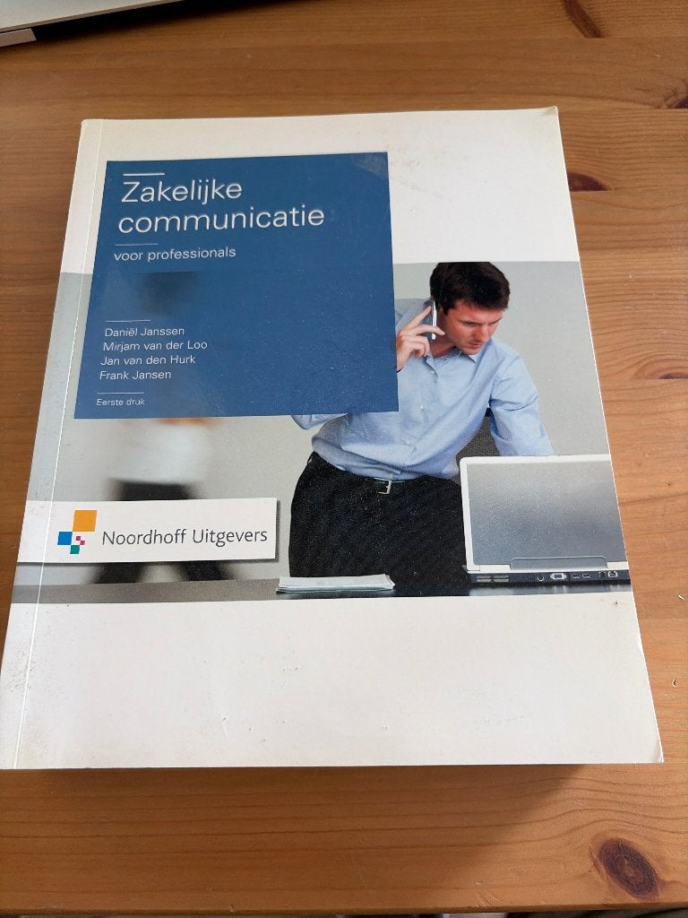 Zakelijke Communicatie voor Professionals - Noordhoff, Ophalen, Gamma, Zo goed als nieuw, HBO
