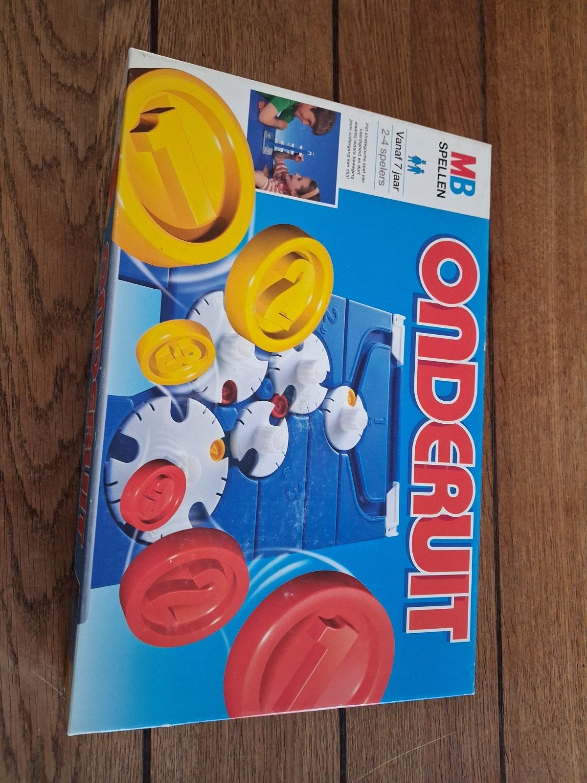 Onderuit spel mb bordspel vintage, Hobby en Vrije tijd, Gezelschapsspellen | Bordspellen, Ophalen of Verzenden