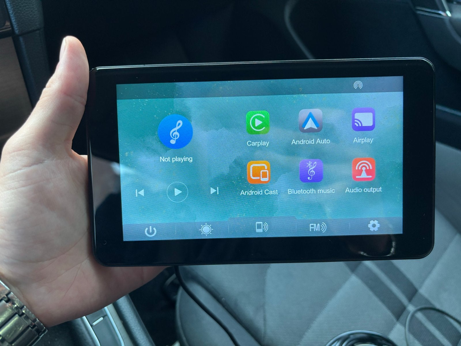 Apple Carplay & Android auto scherm auto, Ophalen of Verzenden, Zo goed als nieuw