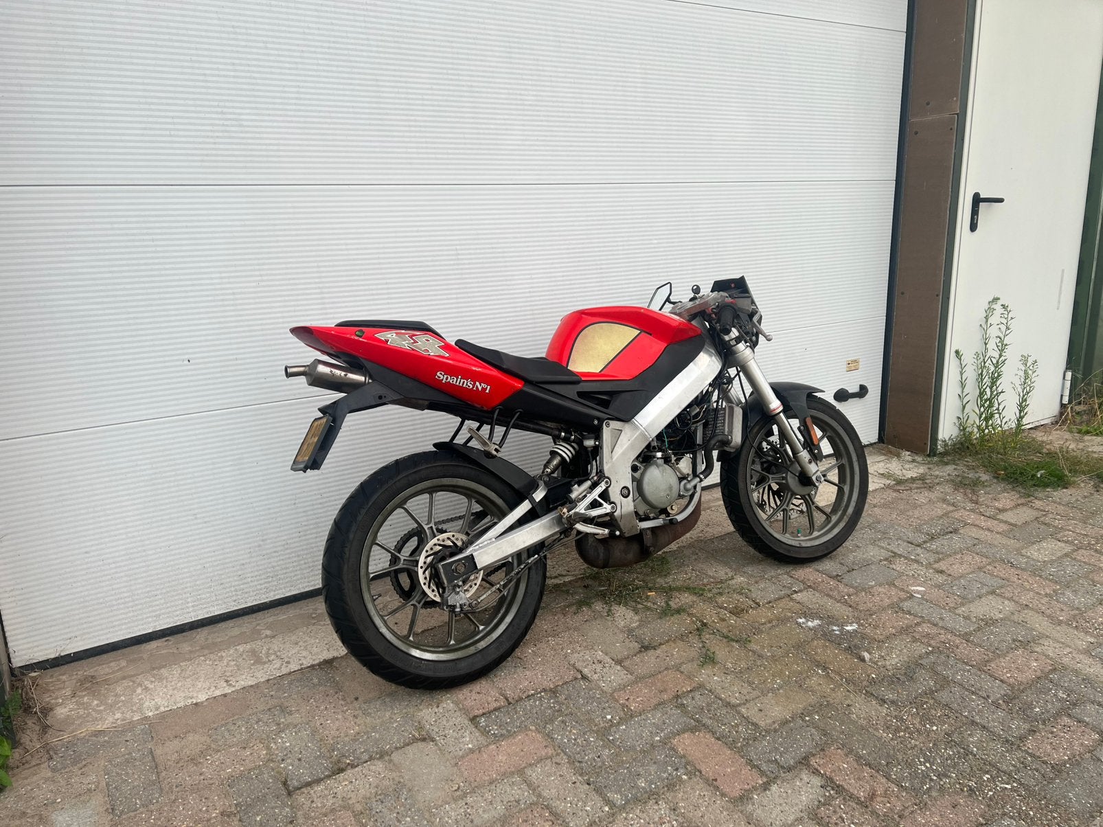 Aprilia rs 50 in onderdelen, Fietsen en Brommers, Brommers | Derbi, Ophalen, 6 versnellingen, Aprilia, Maximaal 45 km/u