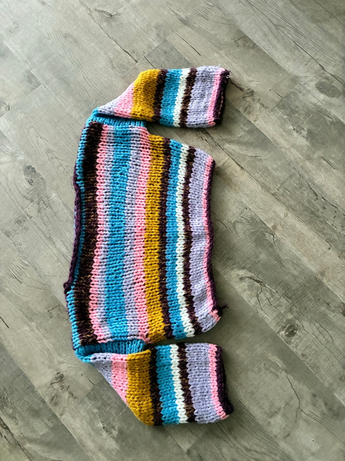 Loavies S cropped vrolijke trui - 1x gedragen, Ophalen of Verzenden, Zo goed als nieuw, Maat 38/40 (M), Meerkleurig