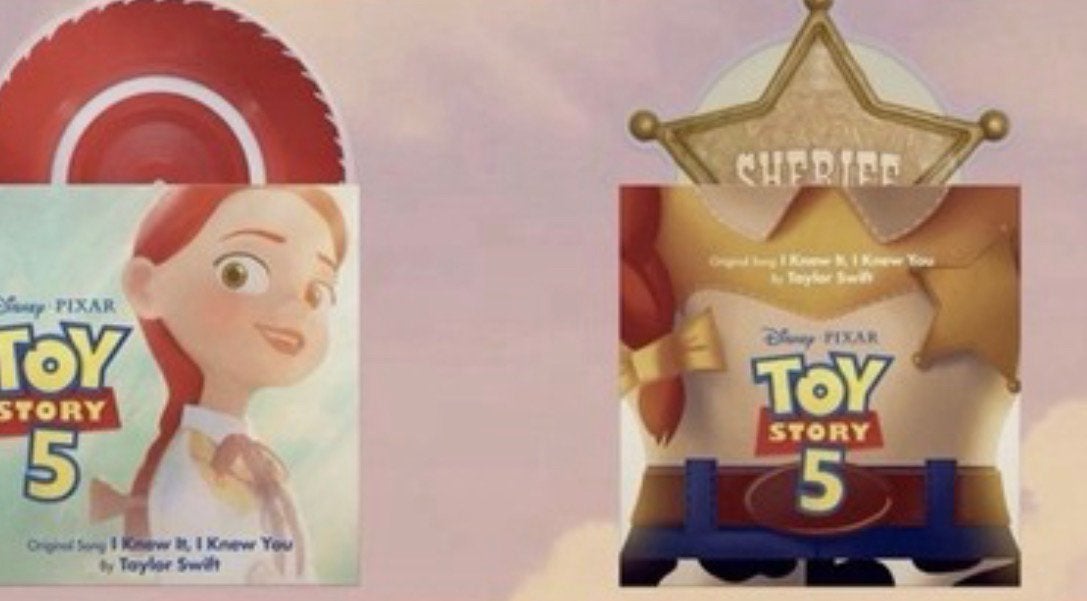 Gezocht Taylor Swift / Toy Story 10inch, Cd's en Dvd's, Vinyl | Pop, Ophalen of Verzenden, Zo goed als nieuw, Overige formaten