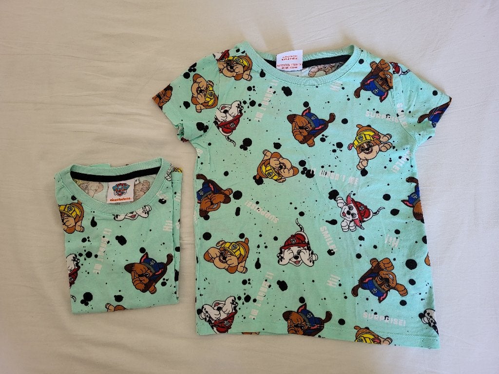 NOG 1 t-shirt Paw Patrol mt 116 €1,50 p.s. z.g.a.n., Ophalen of Verzenden, Zo goed als nieuw, Jongen, Shirt of Longsleeve