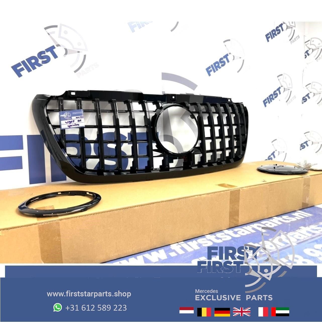 W907 AMG BUMPER PANAMERICANA GT GRIL Mercedes SPRINTER 907 2, Gebruikt, -, Ophalen of Verzenden, -