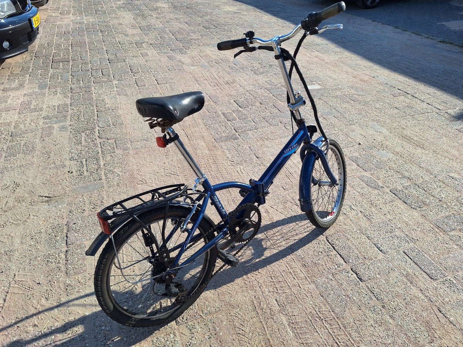 Vouwfiets Stokvis City Cat met 7 versnellingen, Fietsen en Brommers, Fietsen | Vouwfietsen, Gebruikt, Overige merken, 18 tot 20 inch