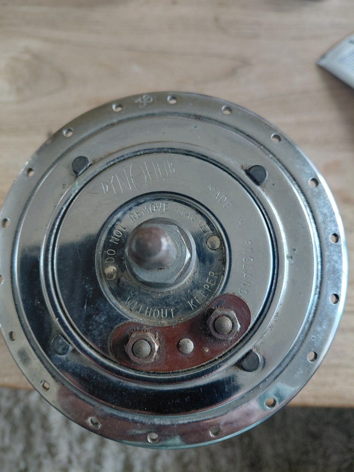 Sturmey Archer Dynohub naafdynamo voor details zie foto's, Toerfiets, Gebruikt, Staal, Sturmey Archer