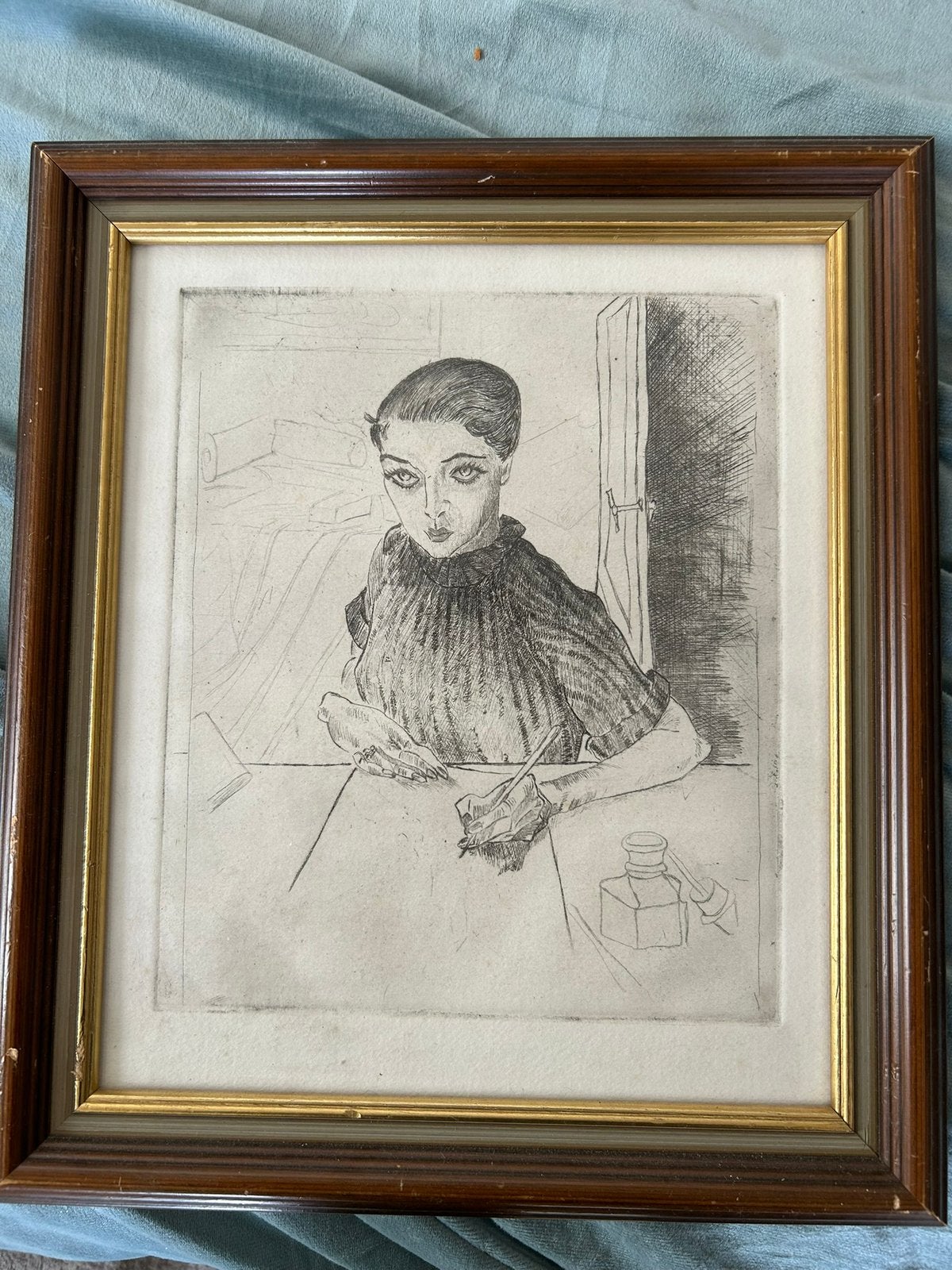 Ets / litho onbekend, Ophalen of Verzenden