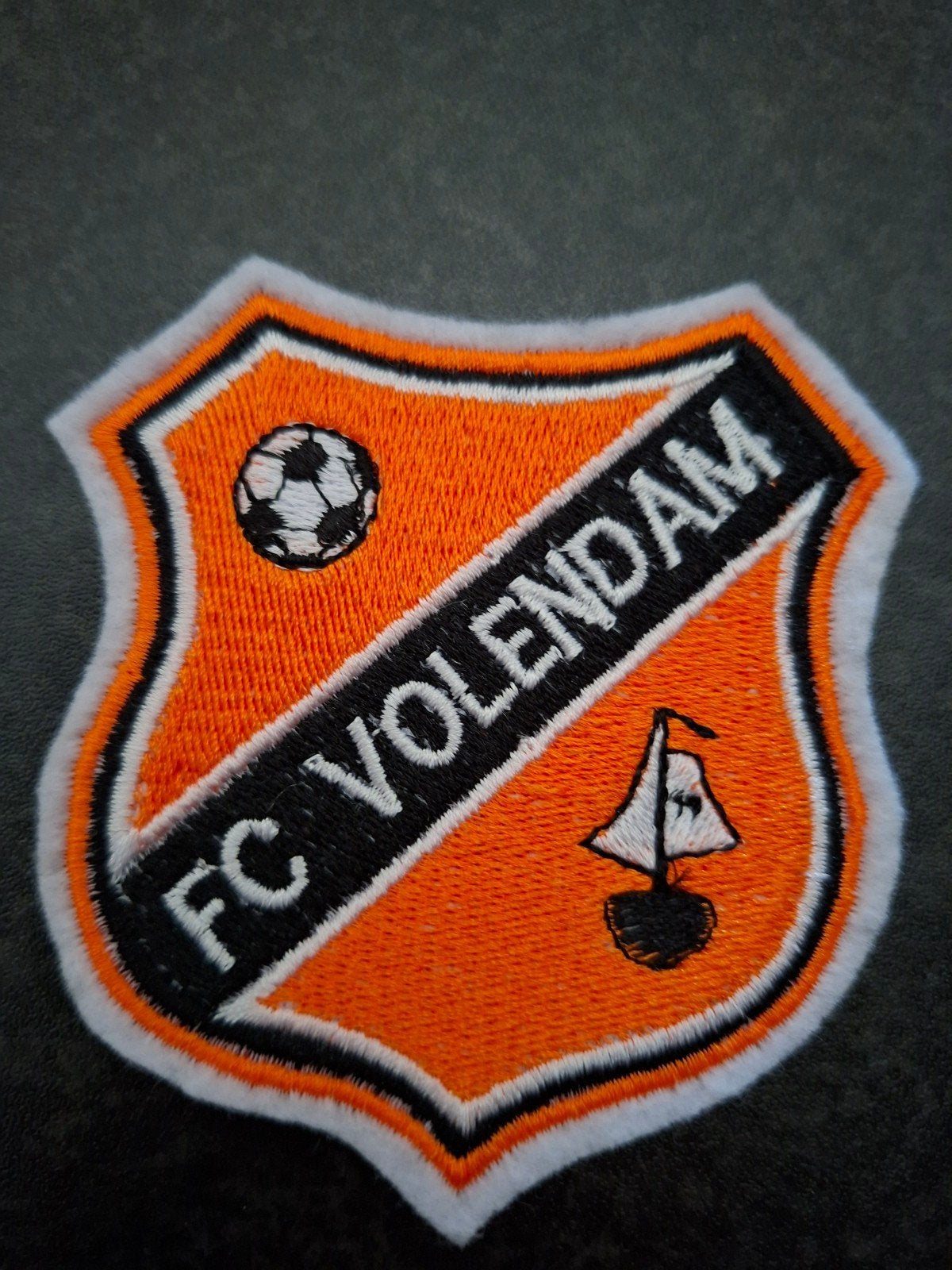 FC Volendam logo strijkpatroon, Ophalen of Verzenden, Nieuw, Overige applicaties