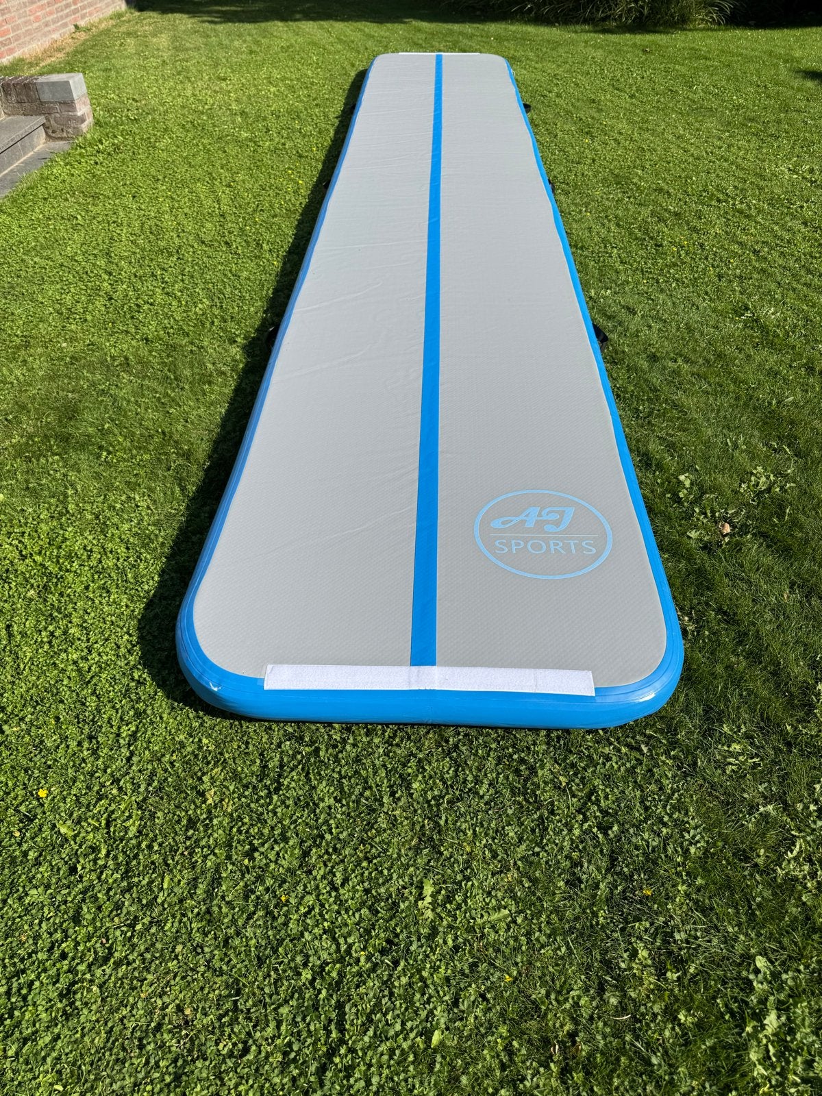 Airtrack/tumbling 6 meter, Sport en Fitness, Ophalen, Materiaal, Wit, Nieuw