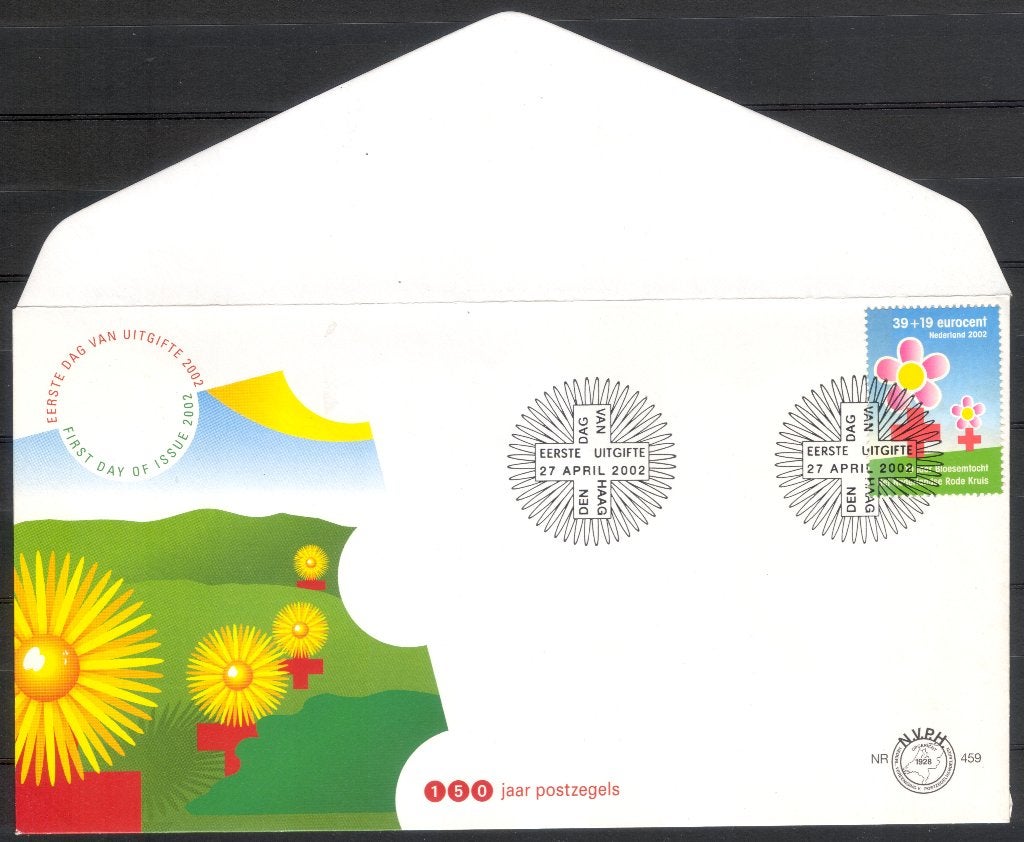 E459 - 10 jaar Bloesemtocht - Nederlandse Rode Kruis 2002, Verzenden, Onbeschreven, Nederland