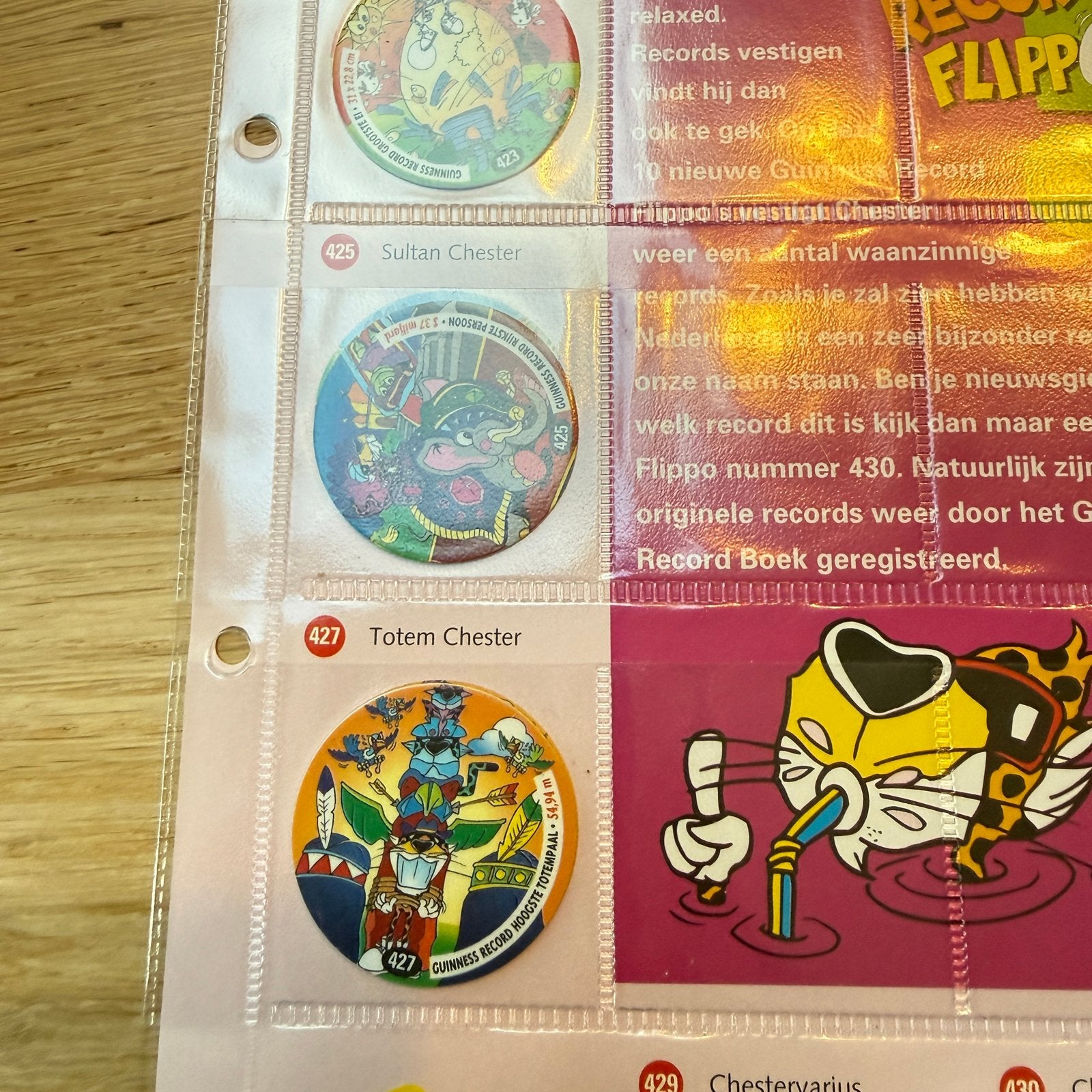 Zeldzame complete set Breda Game Flippo's, Ophalen of Verzenden, Guinness Record, Verzameling, Met verzamelmap(pen)