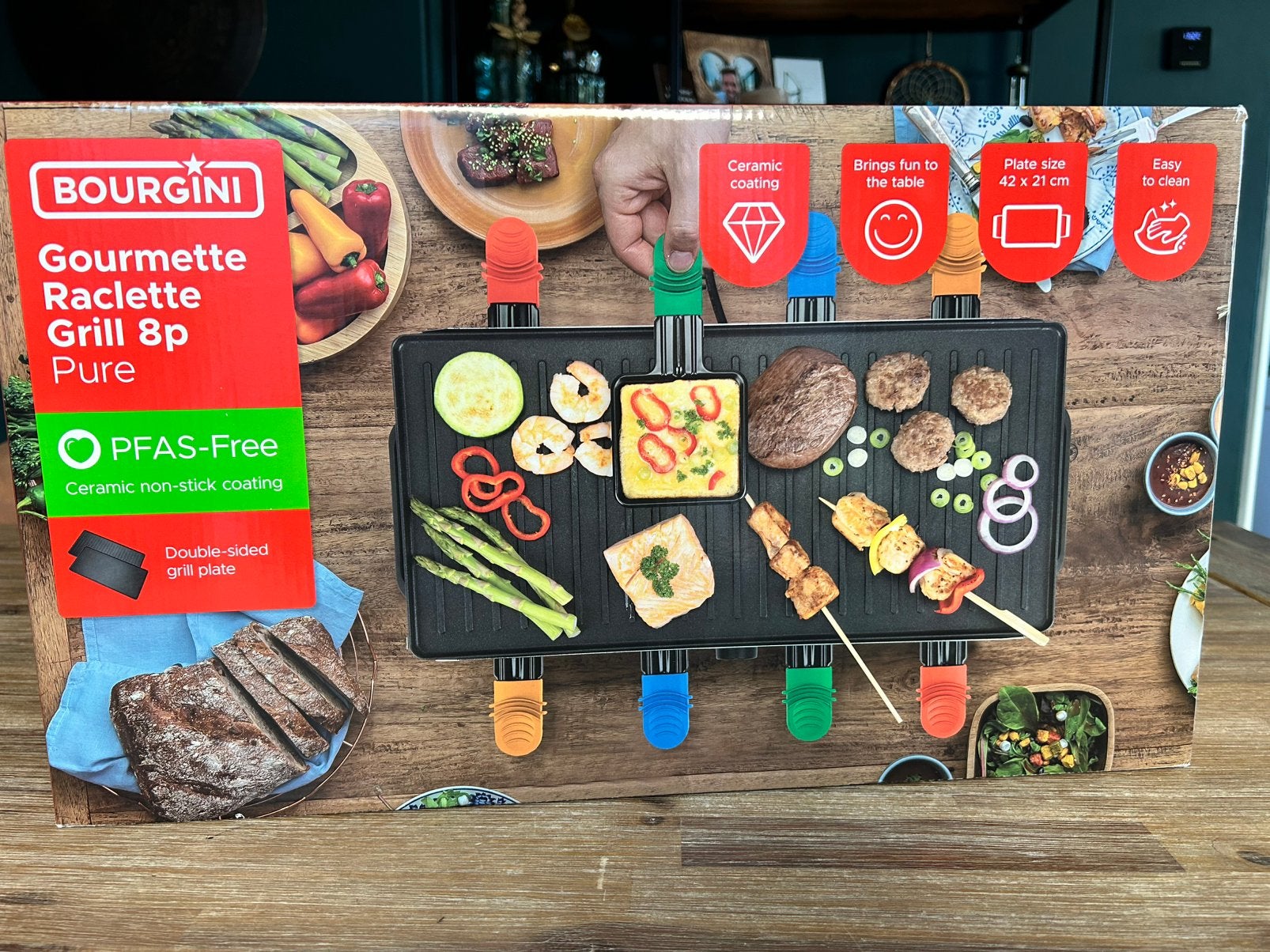 Bourgini gourmet set NIEUW, Ophalen of Verzenden, Nieuw, 8 personen of meer
