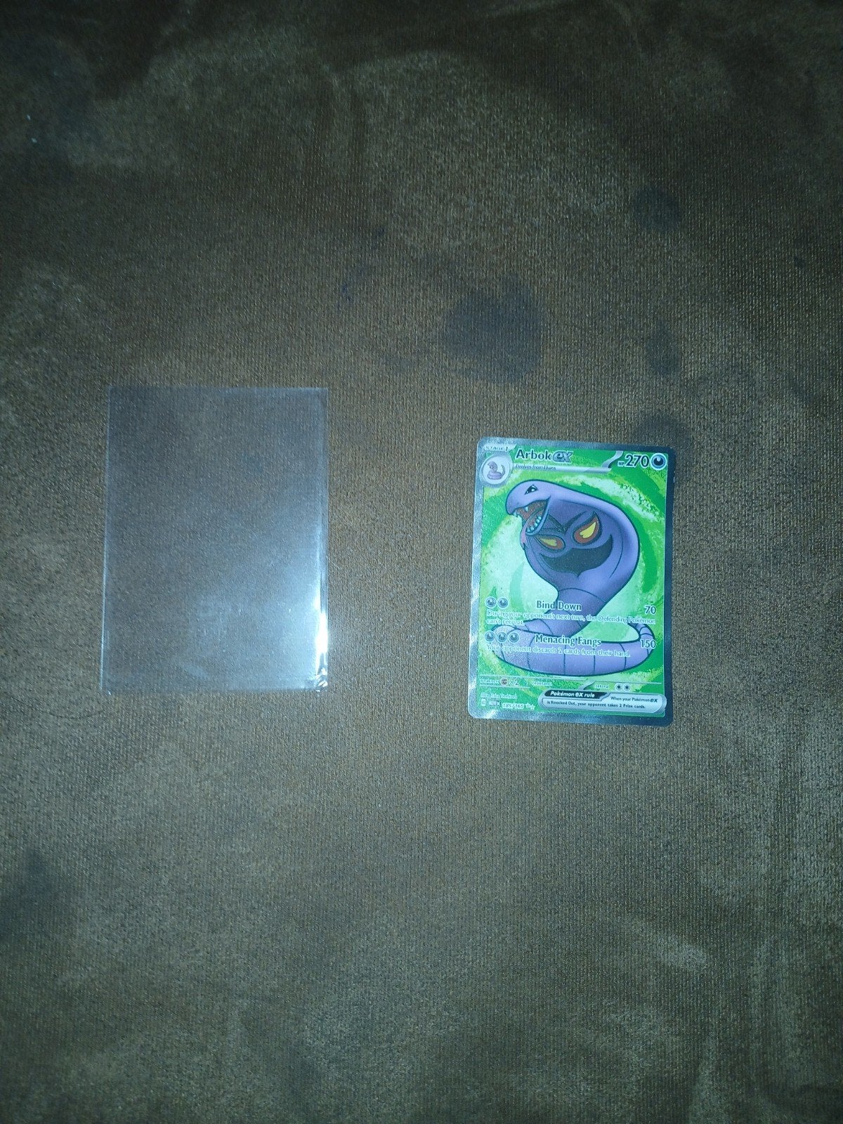 Arbok EX Pokémon kaart, Ophalen of Verzenden, Zo goed als nieuw, Losse kaart