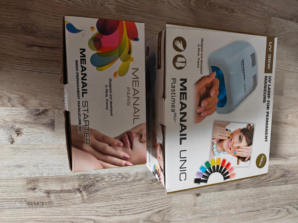 Meanail Gellac starterset, Ophalen of Verzenden, Handen en Nagels, Make-up