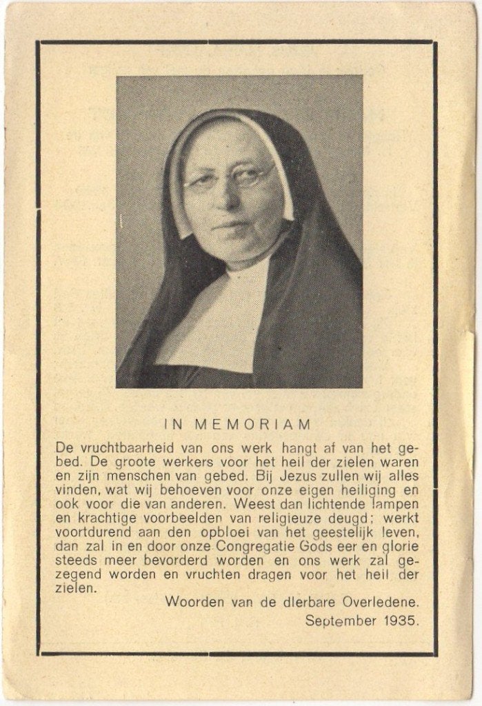 zr. Marie Terwindt 1867 Pannerden + 1947 Den Bosch, 79 jaar, Verzamelen, Verzenden