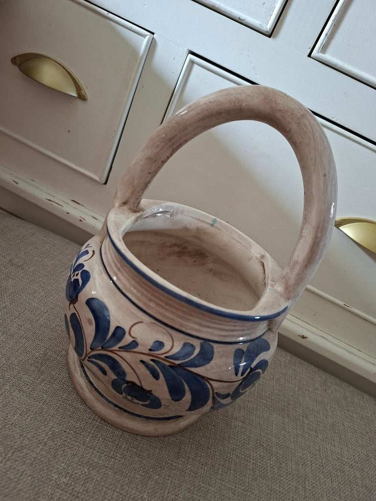Antieke Keulse pot met hengsel., Ophalen of Verzenden