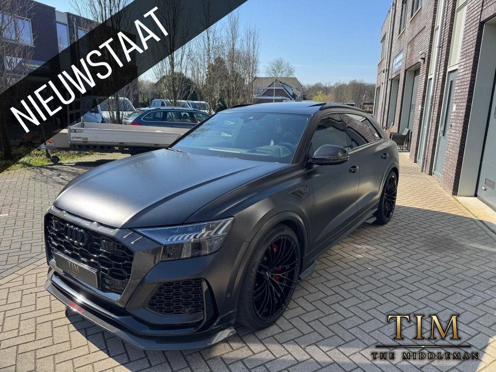 Audi RSQ8 ABT S - |Soft close|700+PK|HUD|360|ABT-S|B&O|PANO, Auto's, 700 pk, Gebruikt, Stoelverwarming, Zwart