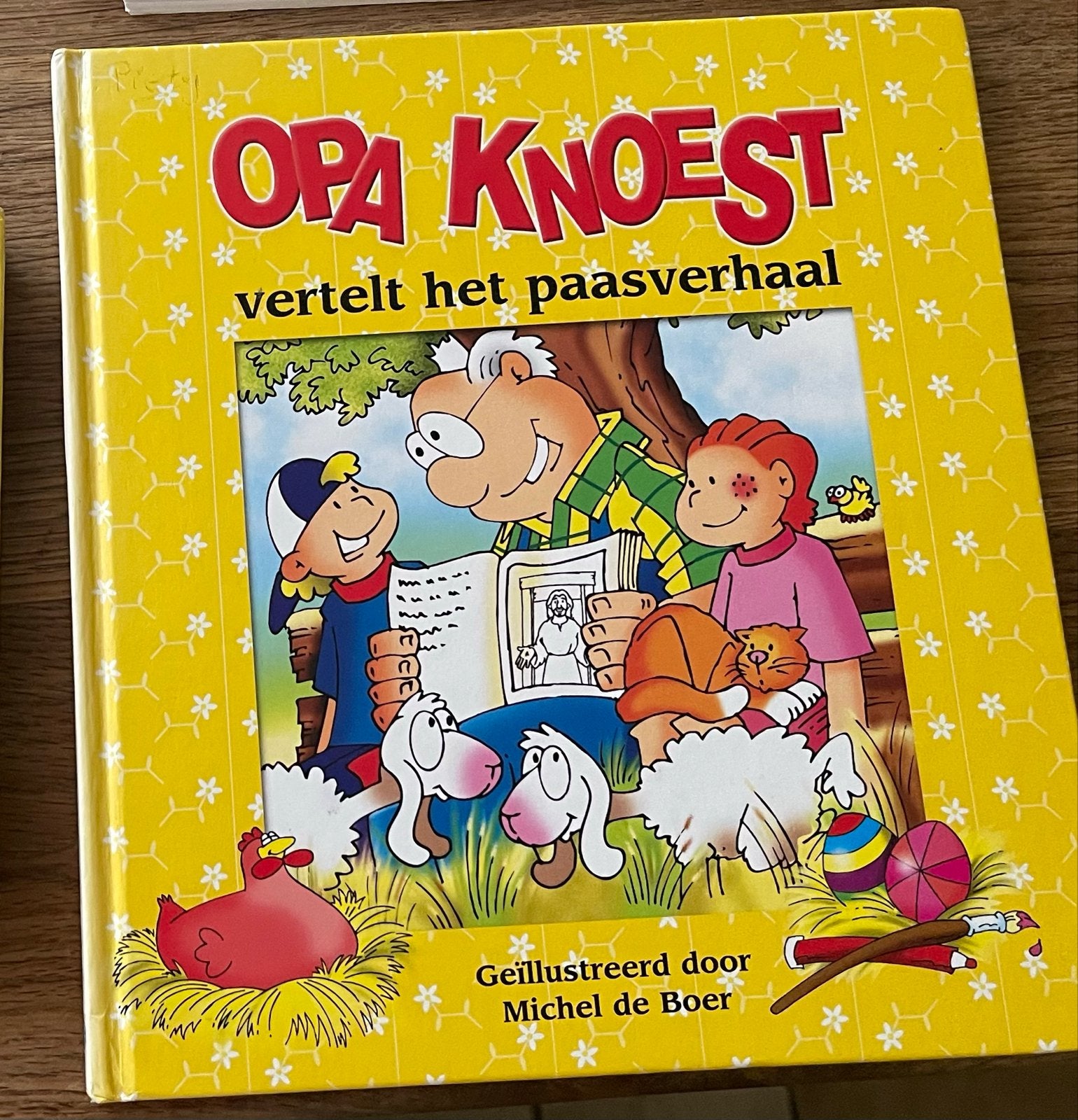 Opa Knoest vertelt het paasverhaal - chr. Kinderboek, Ophalen, Zo goed als nieuw, 2 tot 3 jaar