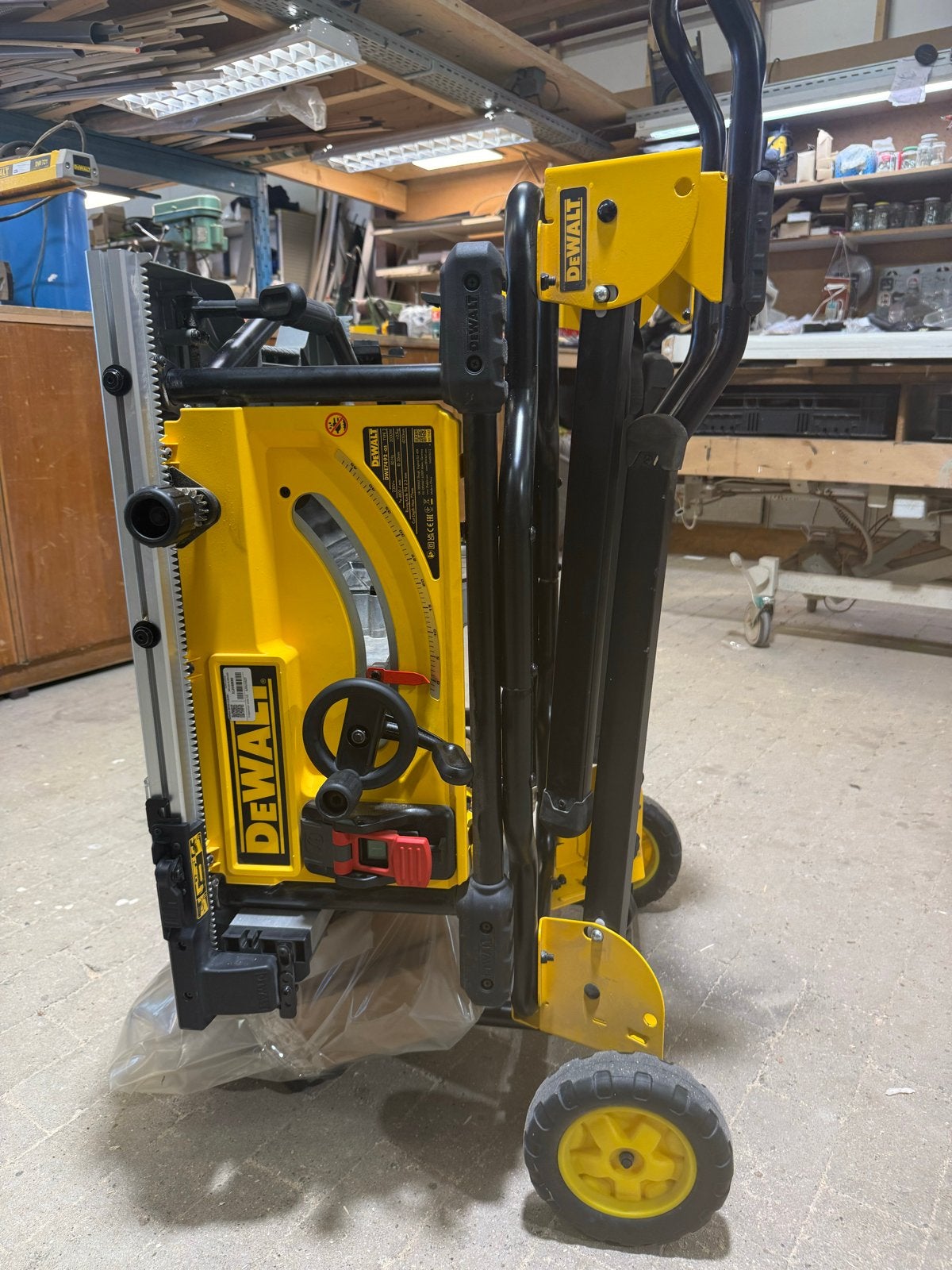 Dewalt DWE7492-QS Tafelzaag met onderstel, Cirkelzaag, 70 mm of meer, Ophalen of Verzenden, Zo goed als nieuw