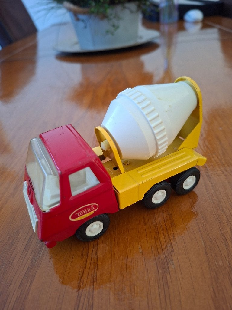 Te koop: Vintage Tonka betonmixer, Verzamelen, Ophalen, Gebruikt
