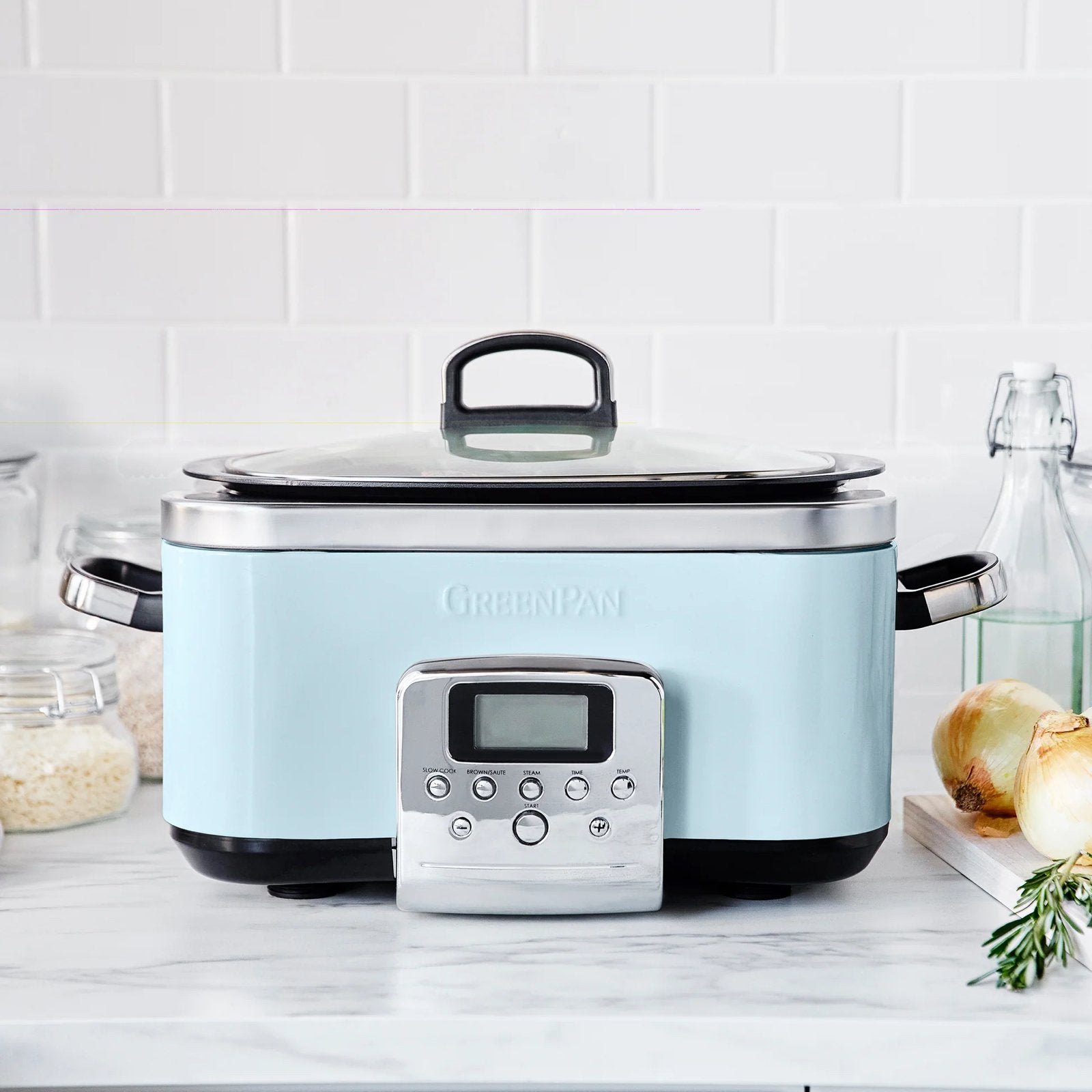 P-fas vrije Greenpan slowcooker te koop (zgan), Ophalen, Zo goed als nieuw
