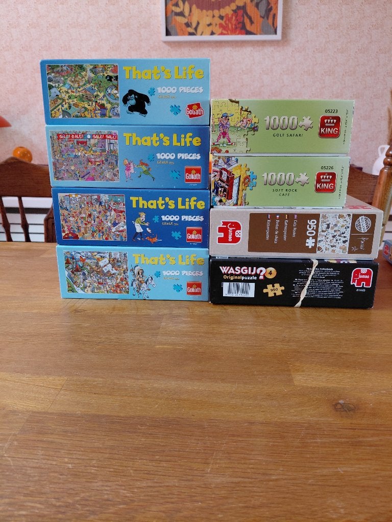 puzzels, Hobby en Vrije tijd, Denksport en Puzzels, Ophalen, 500 t/m 1500 stukjes, Zo goed als nieuw, Legpuzzel