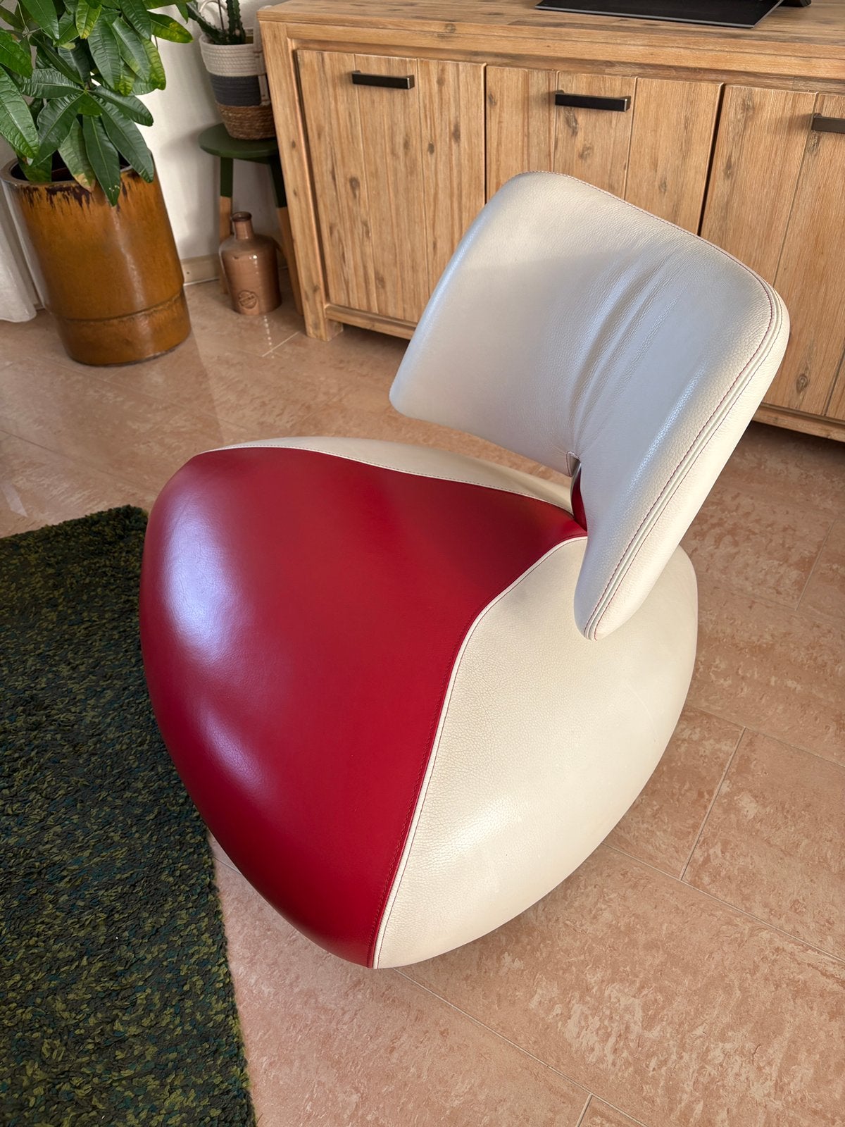 Leolux Pallone fauteuil, Huis en Inrichting, Ophalen, Gebruikt, Design, 75 tot 100 cm