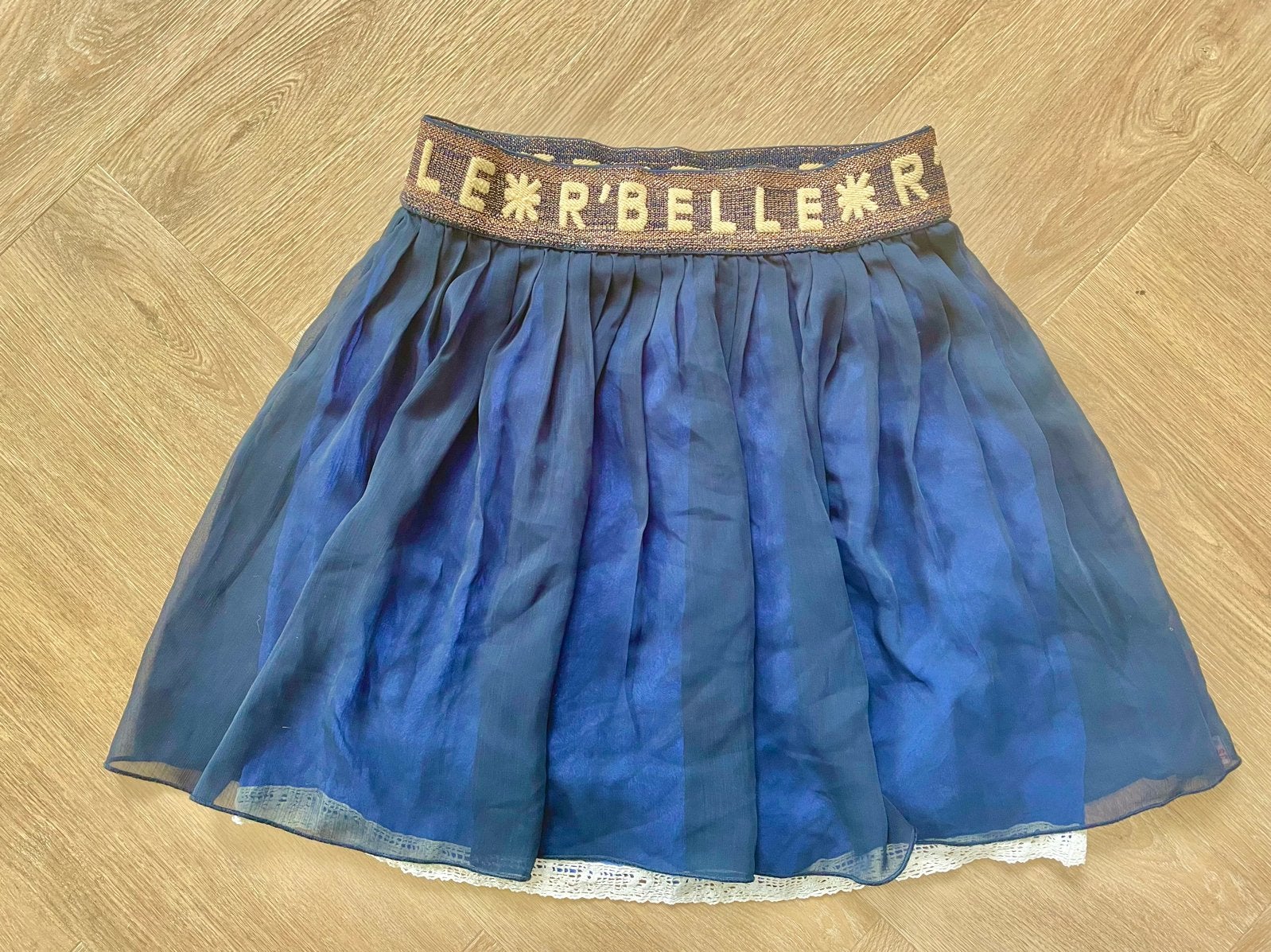 Scotch R’ Belle blauw rokje maat 128, Verzenden, Zo goed als nieuw, Meisje, Jurk of Rok