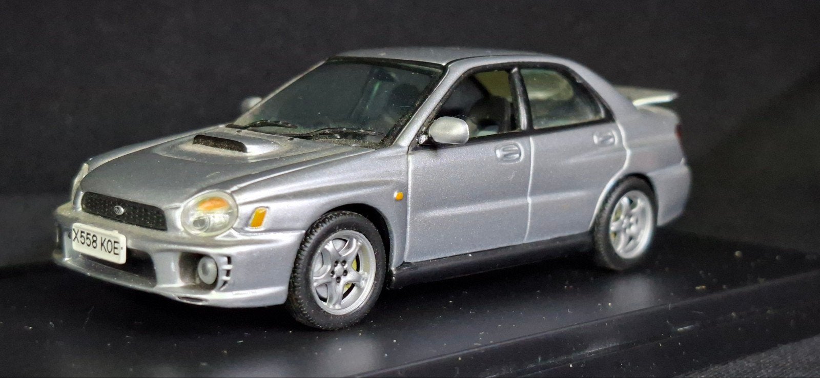 Subaru Impreza WRX Modelauto - Zilver, Ophalen of Verzenden, Zo goed als nieuw, Auto, Overige merken