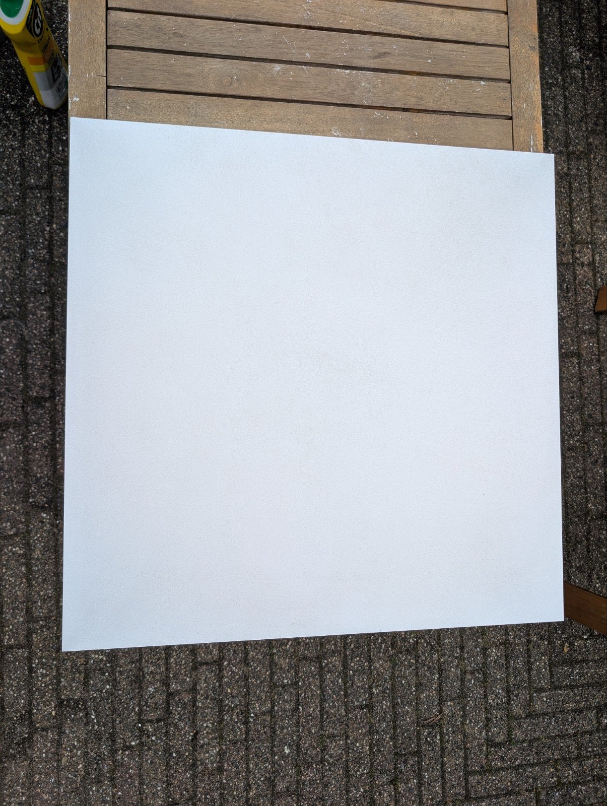 Nieuwe witte vloertegels 60x60 cm, Ophalen, 60 cm of meer, Nieuw, Minder dan 5 m²
