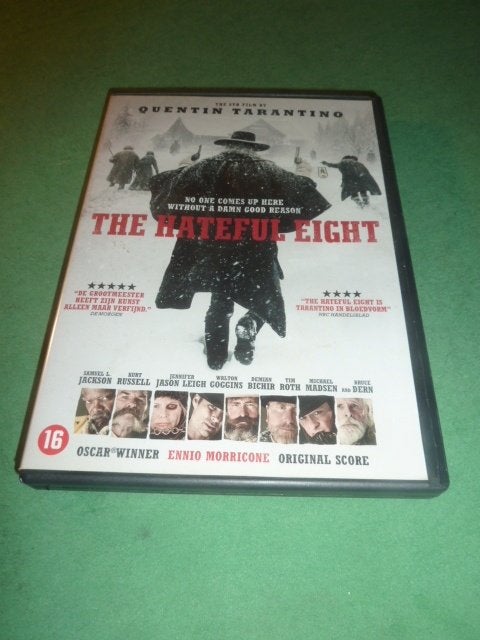 The hateful eight Quentin Tarantino dvd, Engels, Overige gebieden, Verzenden, Alle leeftijden
