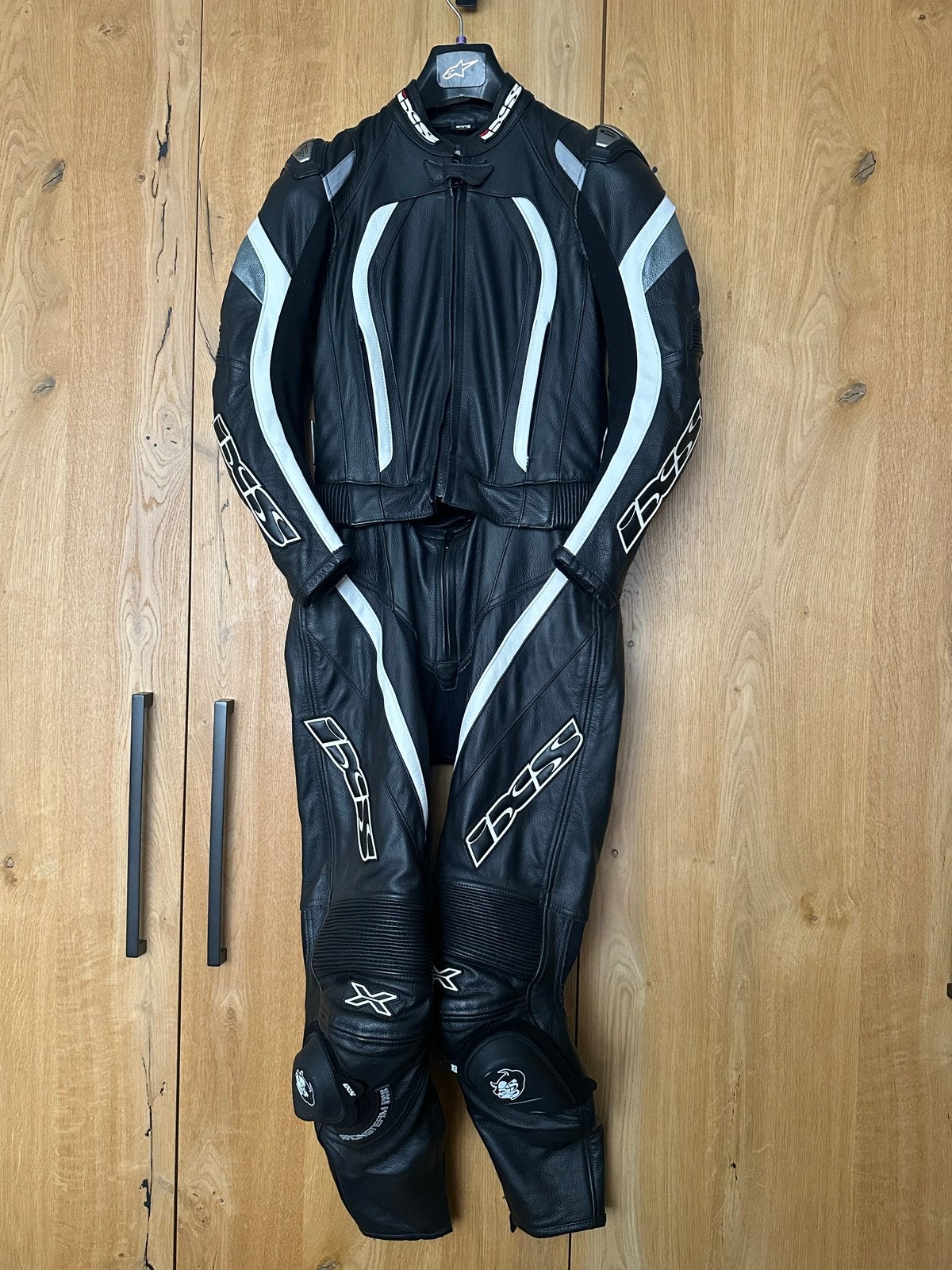 IXS Motorpak dames Leer Maat 38, Motoren, Ophalen, Tweedehands, Dames, Combipak