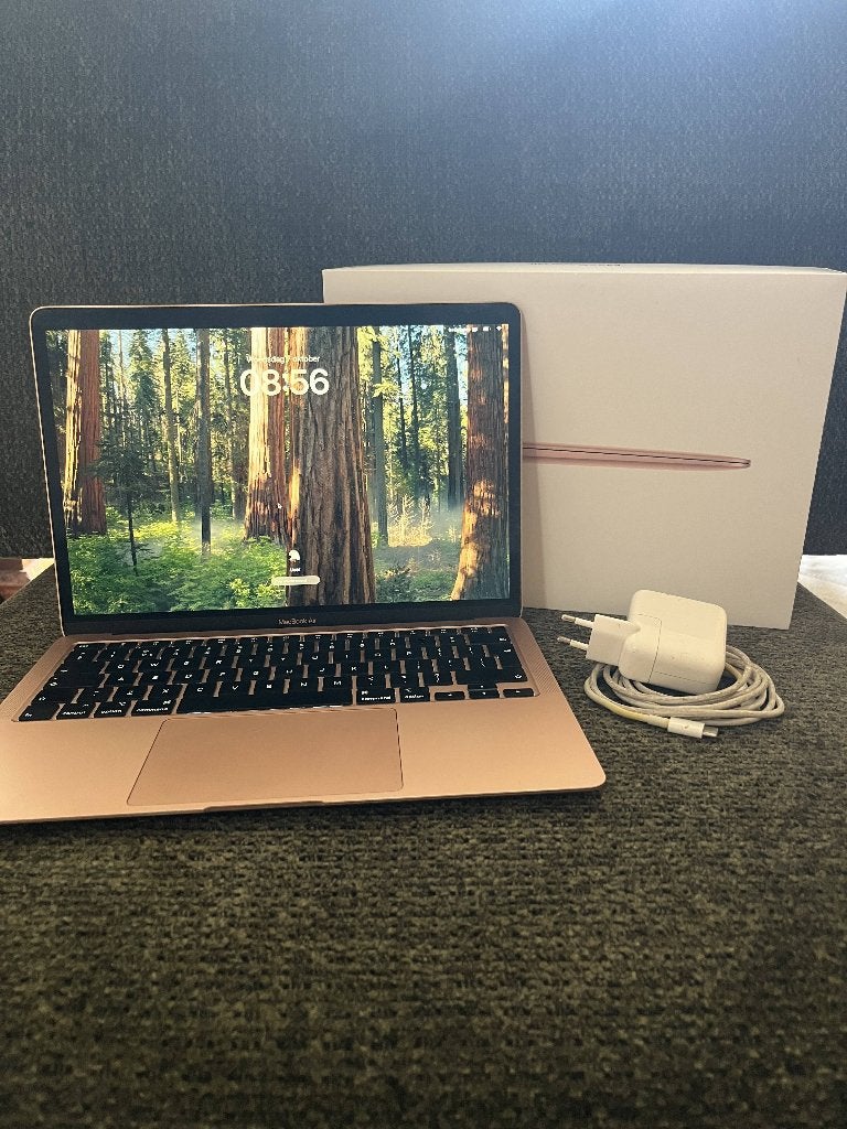 Apple MacBook Air 13" 2020 Gold – Intel i5, 8GB, 512GB SSD, Gebruikt, Qwerty, 8 GB, 13 inch