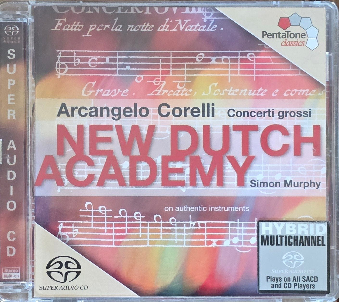 Arcangelo Corelli - Concerti Grossi - New Dutch Academy SACD, Ophalen of Verzenden, Barok, Zo goed als nieuw, Orkest of Ballet