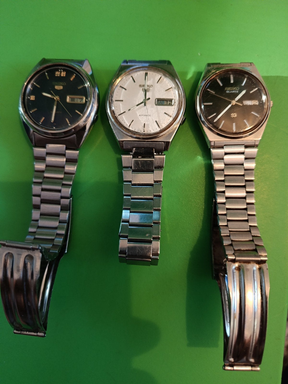 Lot Seiko horloges: 4 automaten en 3 Quartz dameshorloges, Sieraden, Tassen en Uiterlijk, Horloges | Dames, Ophalen of Verzenden